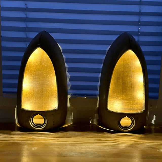 Mk2 Consul Gothic Decor Uplighters